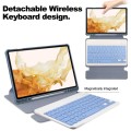 Lawendowe Obrotowe Etui Bezprzewodowa Klawiatura do Samsung Galaxy Tab S10+