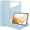 Niebieskie Obrotowe Etui Bezprzewodowa Klawiatura do Samsung Galaxy Tab S10+