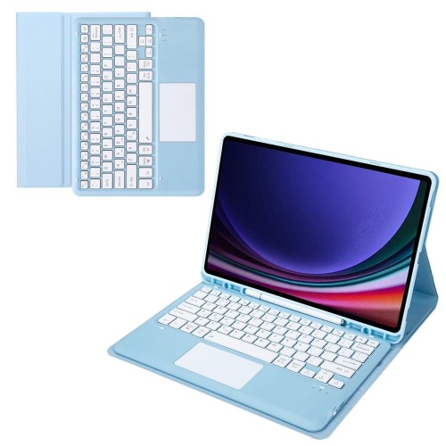 Niebieskie Etui Klawiatura z Touch Pad do Samsung Galaxy Tab S10+