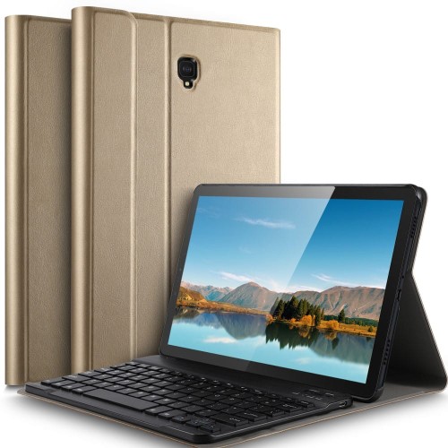 Etui Bezprzewodowa Klawiatura Samsung Galaxy Tab S4 10.5 złoty