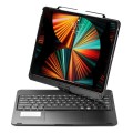Czarna Podświetlana Obrotowa Klawiatura TouchPad do iPad Air 13 2025/2024