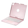 Różowa Podświetlana Obrotowa Klawiatura TouchPad do iPad Air 13 2024