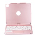Różowa Podświetlana Obrotowa Klawiatura TouchPad do iPad Air 13 2024