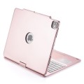 Różowa Podświetlana Obrotowa Klawiatura TouchPad do iPad Air 13 2024