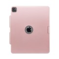 Różowa Podświetlana Obrotowa Klawiatura TouchPad do iPad Air 13 2024