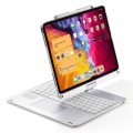 Srebrna Podświetlana Obrotowa Klawiatura TouchPad do iPad Air 13 2025/2024