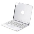 Srebrna Podświetlana Obrotowa Klawiatura TouchPad do iPad Air 13 2025/2024