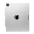 Srebrna Podświetlana Obrotowa Klawiatura TouchPad do iPad Air 13 2025/2024