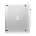 Srebrna Podświetlana Obrotowa Klawiatura TouchPad do iPad Air 13 2025/2024