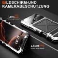 R-JUST Pancerne Etui Antywstrząsowe do iPhone 16 Pro Max srebrne