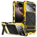 R-JUST Pancerne Etui Antywstrząsowe do iPhone 16 Pro Max żółte