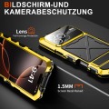 R-JUST Pancerne Etui Antywstrząsowe do iPhone 16 Pro Max żółte