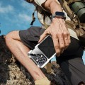 R-JUST Pancerne Etui Antywstrząsowe do iPhone 16 Pro srebrne