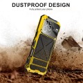 R-JUST Pancerne Etui Antywstrząsowe do iPhone 16 Pro żółte