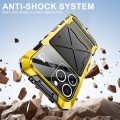 R-JUST Pancerne Etui Antywstrząsowe do iPhone 16 Pro żółte