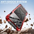 R-JUST Pancerne Etui Antywstrząsowe do iPhone 16 Pro czerwone