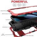 R-JUST Pancerne Etui Antywstrząsowe do iPhone 15 Pro Max czerwone