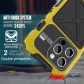 R-JUST Pancerne Etui Antywstrząsowe do iPhone 15 Pro żółte