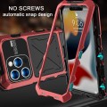 R-JUST Pancerne Etui Antywstrząsowe do iPhone 15 Pro czerwone