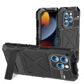 R-JUST Pancerne Etui Antywstrząsowe do iPhone 15 Pro czarne