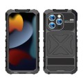 R-JUST Pancerne Etui Antywstrząsowe do iPhone 15 Pro czarne