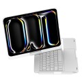 Podświetlana Obrotowa Klawiatura TouchPad do iPad Pro 11 2024 srebrna