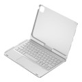 Podświetlana Obrotowa Klawiatura TouchPad do iPad Pro 11 2024 srebrna
