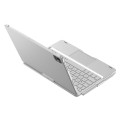 Podświetlana Obrotowa Klawiatura TouchPad do iPad Pro 11 2024 srebrna