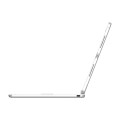 Podświetlana Obrotowa Klawiatura TouchPad do iPad Pro 11 2024 srebrna