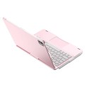 Podświetlana Obrotowa Klawiatura TouchPad do iPad Pro 11 2024 różowa