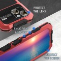 R-JUST Pancerne Etui Antywstrząsowe do iPhone 15 Plus czerwone