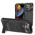 R-JUST Pancerne Etui Antywstrząsowe do iPhone 15 Plus czarne