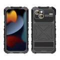 R-JUST Pancerne Etui Antywstrząsowe do iPhone 15 Plus czarne