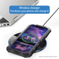 R-JUST Pancerne Etui Antywstrząsowe do iPhone 15 Plus czarne