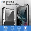 R-JUST Pancerne Etui Antywstrząsowe do Samsung Galaxy S22 Ultra 5G srebrne