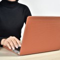 iCarer Skórzane Etui Obudowa do Macbook Pro 14 brązowe