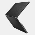 iCarer Skórzane Etui Obudowa do Macbook Pro 14 czarne