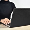 iCarer Skórzane Etui Obudowa do Macbook Pro 14 czarne