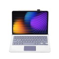 Fioletowy Pokrowiec Etui Klawiatura z Touchpad do Xiaomi Pad 7 / Pad 7 Pro