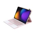 Różowy Pokrowiec Etui Klawiatura z Touchpad do Xiaomi Pad 7 / Pad 7 Pro