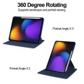 Obrotowe Etui ze schowkiem na rysik do Xiaomi Pad 7 / Pad 7 Pro granatowe