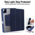 Obrotowe Etui ze schowkiem na rysik do Xiaomi Pad 7 / Pad 7 Pro granatowe