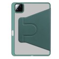 Obrotowe Etui ze schowkiem na rysik do Xiaomi Pad 7 / Pad 7 Pro zielone