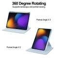 Obrotowe Etui ze schowkiem na rysik do Xiaomi Pad 7 / Pad 7 Pro niebieskie