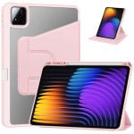 Obrotowe Etui ze schowkiem na rysik do Xiaomi Pad 7 / Pad 7 Pro różowe