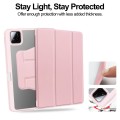 Obrotowe Etui ze schowkiem na rysik do Xiaomi Pad 7 / Pad 7 Pro różowe