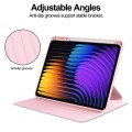 Obrotowe Etui ze schowkiem na rysik do Xiaomi Pad 7 / Pad 7 Pro różowe