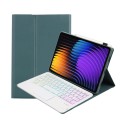 Zielone Etui Podświetlana Klawiatura z Touchpad do Xiaomi Pad 7 / Pad 7 Pro
