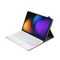 Zielone Etui Podświetlana Klawiatura z Touchpad do Xiaomi Pad 7 / Pad 7 Pro