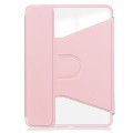 Różowe Obrotowe Etui Klawiatura do Xiaomi Pad 7 / Pad 7 Pro